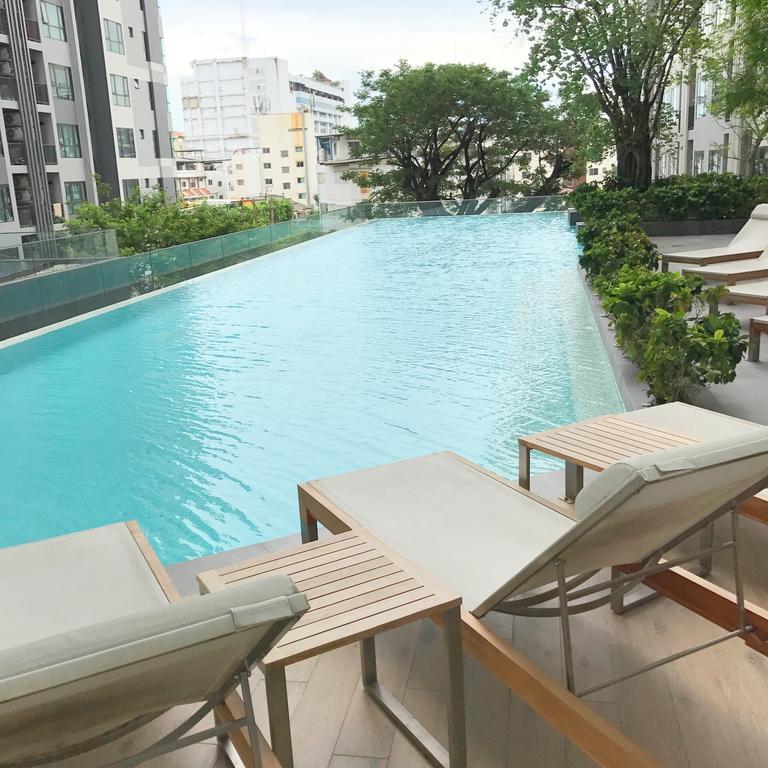 Апартаменты The Base Highfl Seaview Паттайя Экстерьер фото